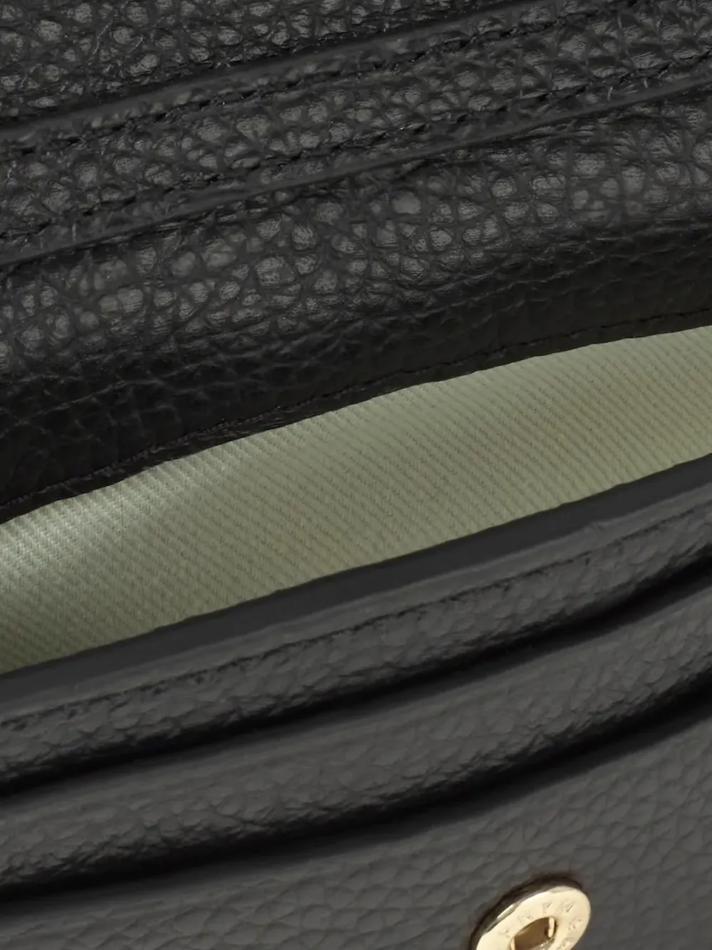 Tous Buckle Chain Wallet In Black