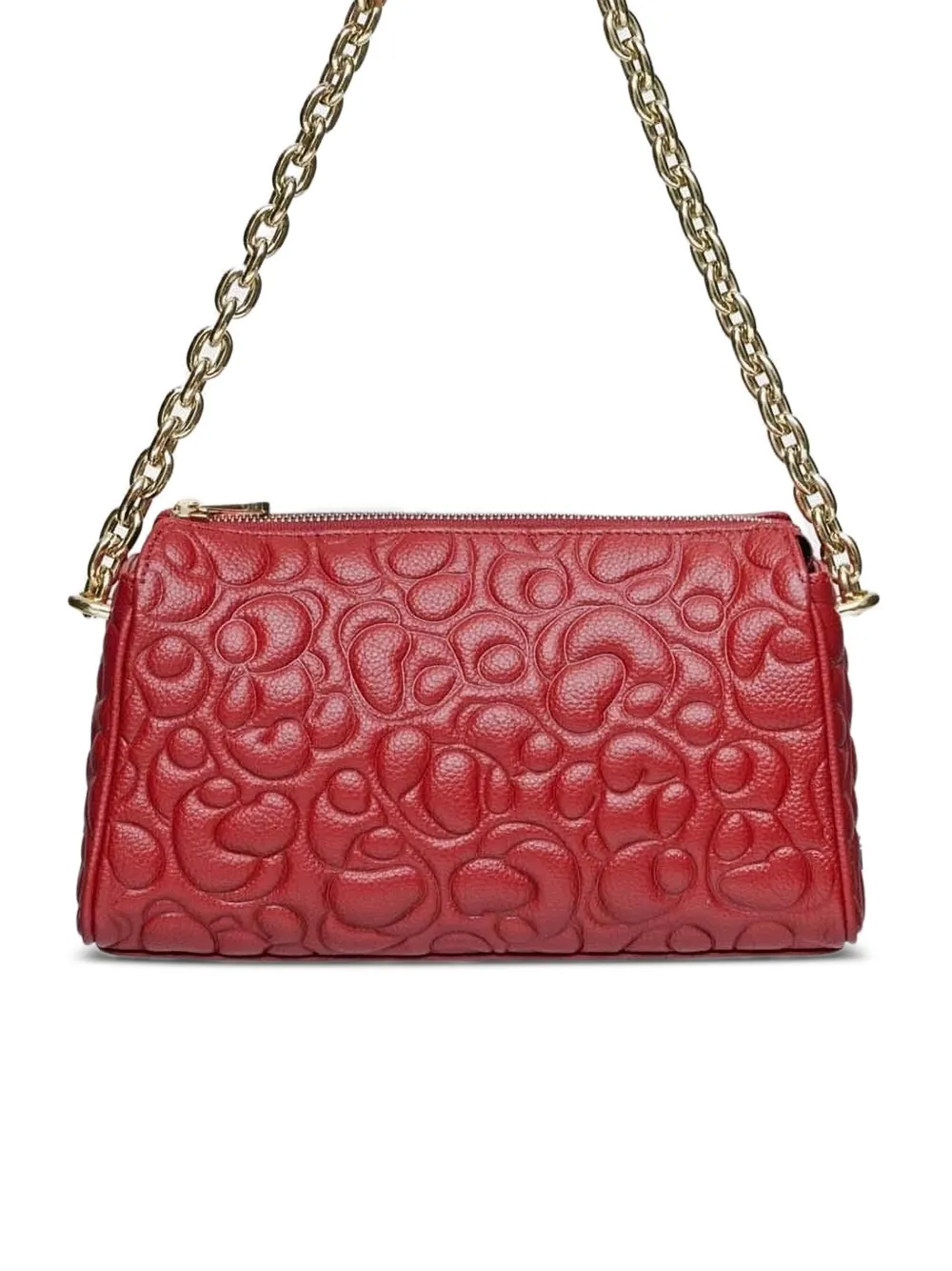 Tous Greta Quilted Chain-strap Satchel In Red