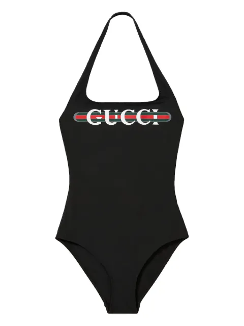 Gucci Maiô frente única com logo