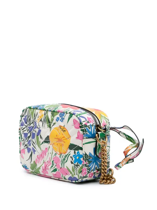 Gucci Pre-Owned 2016-2024 Ken Scott Mini GG Marmont Floral Printed
