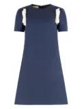 Valentino Garavani bow-embellished shift dress - Blue