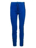 BEN TAVERNITI lace-up suede trousers - Blue
