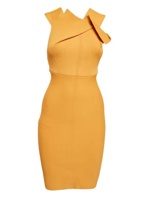 Chatelles draped-neckline dress