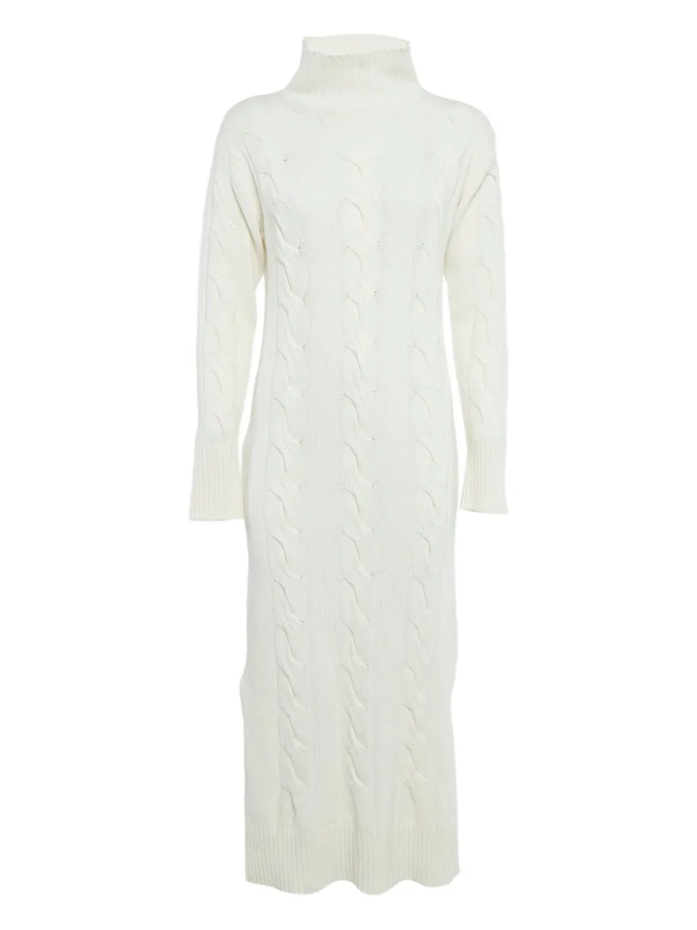 8 by Yoox cable-knit high-neck dress | Image 1