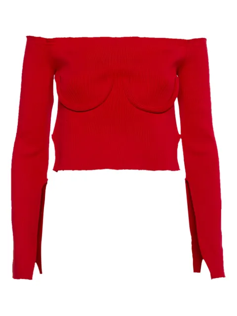 ORSEUND IRIS underwire ribbed top
