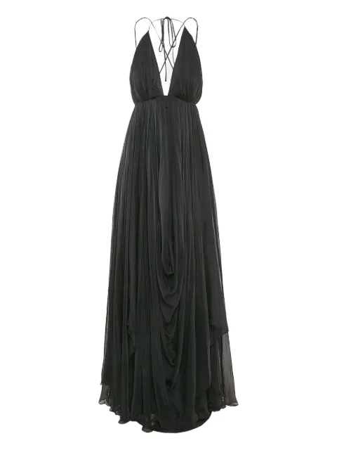 GAURI & NAINIKA draped-detail maxi dress