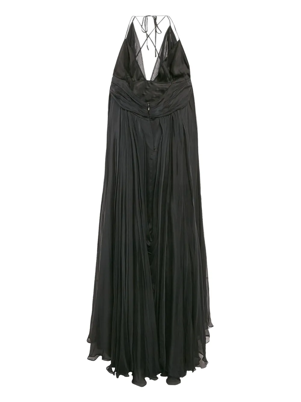 GAURI & NAINIKA draped-detail maxi dress | Image 2