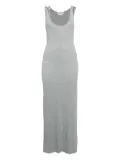 LOVERS + FRIENDS shoulder cut maxi dress - Grey