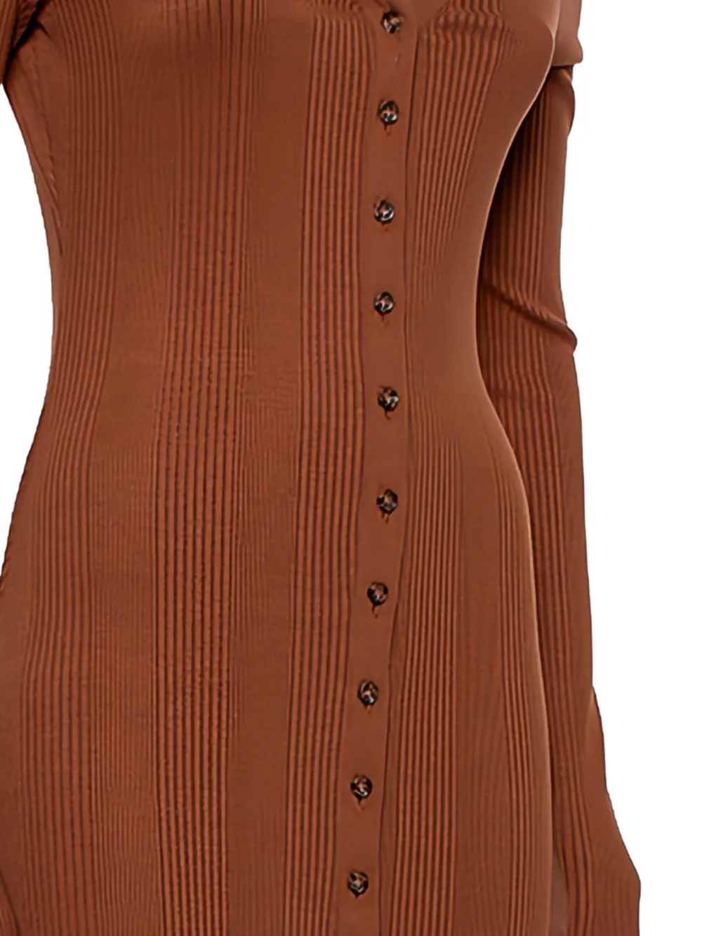 THE RANGE ribbed button maxi dress | Image 2
