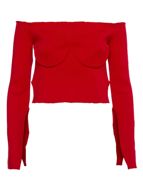 ORSEUND IRIS underwire ribbed top