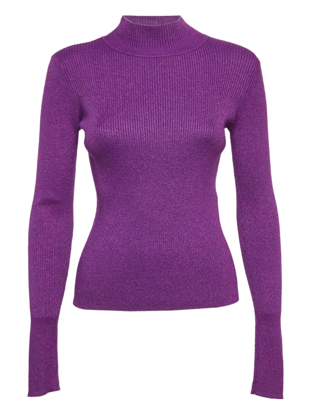 NBD lurex knitted top | Purple | Image 1