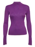 NBD lurex knitted top - Purple