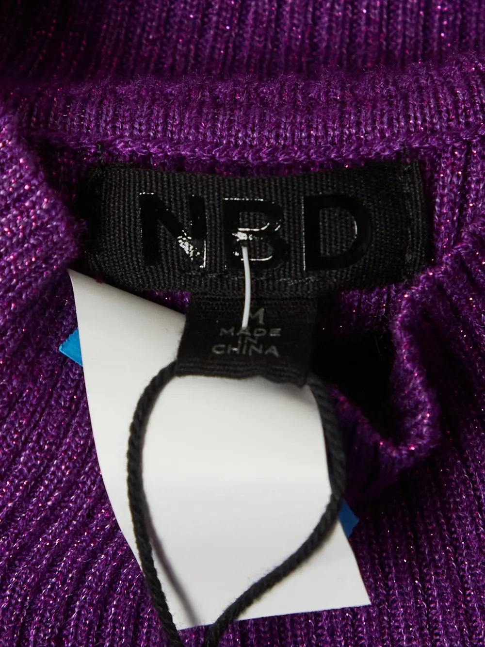 NBD lurex knitted top | Image 2