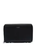 Saint Laurent Pre-Owned 2018 Grain De Poudre Double Zip Around Travel Organizer Wallet long wallets - Black