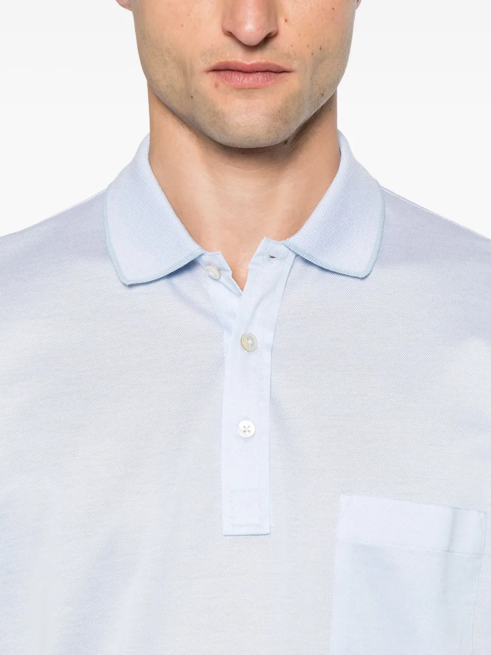 Gran Sasso Katoenen poloshirt Blauw