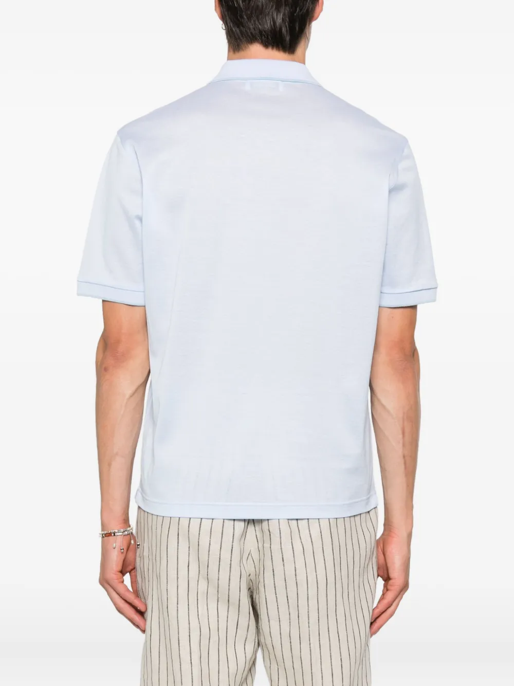 Gran Sasso Katoenen poloshirt Blauw