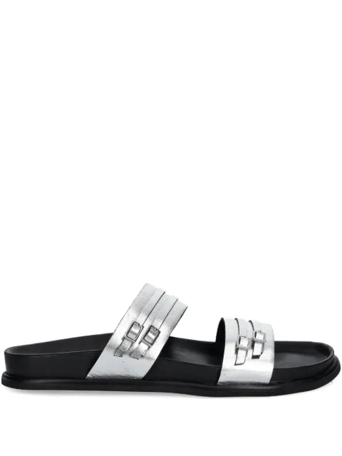VAGABOND buckle-detail leather slides