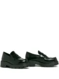VAGABOND penny-slot platform loafers - Black