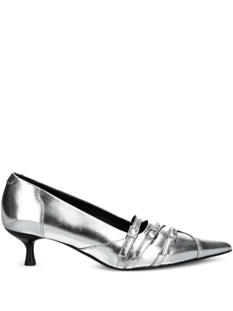 VAGABOND 50mm Lykke pointed-toe buckle pumps
