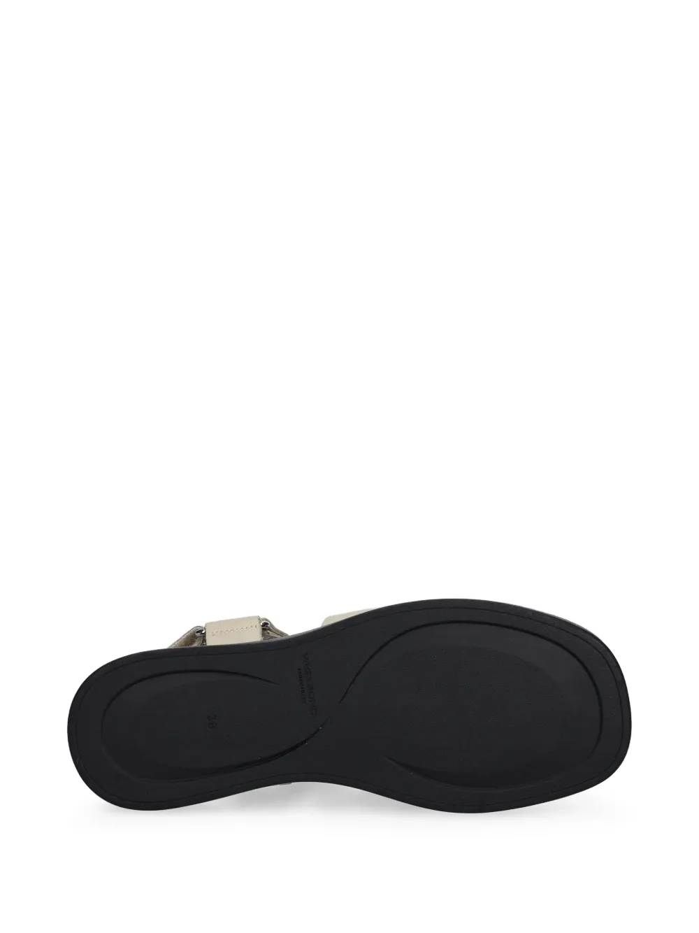 VAGABOND Connie buckle-detail flatform sandals Neutrals
