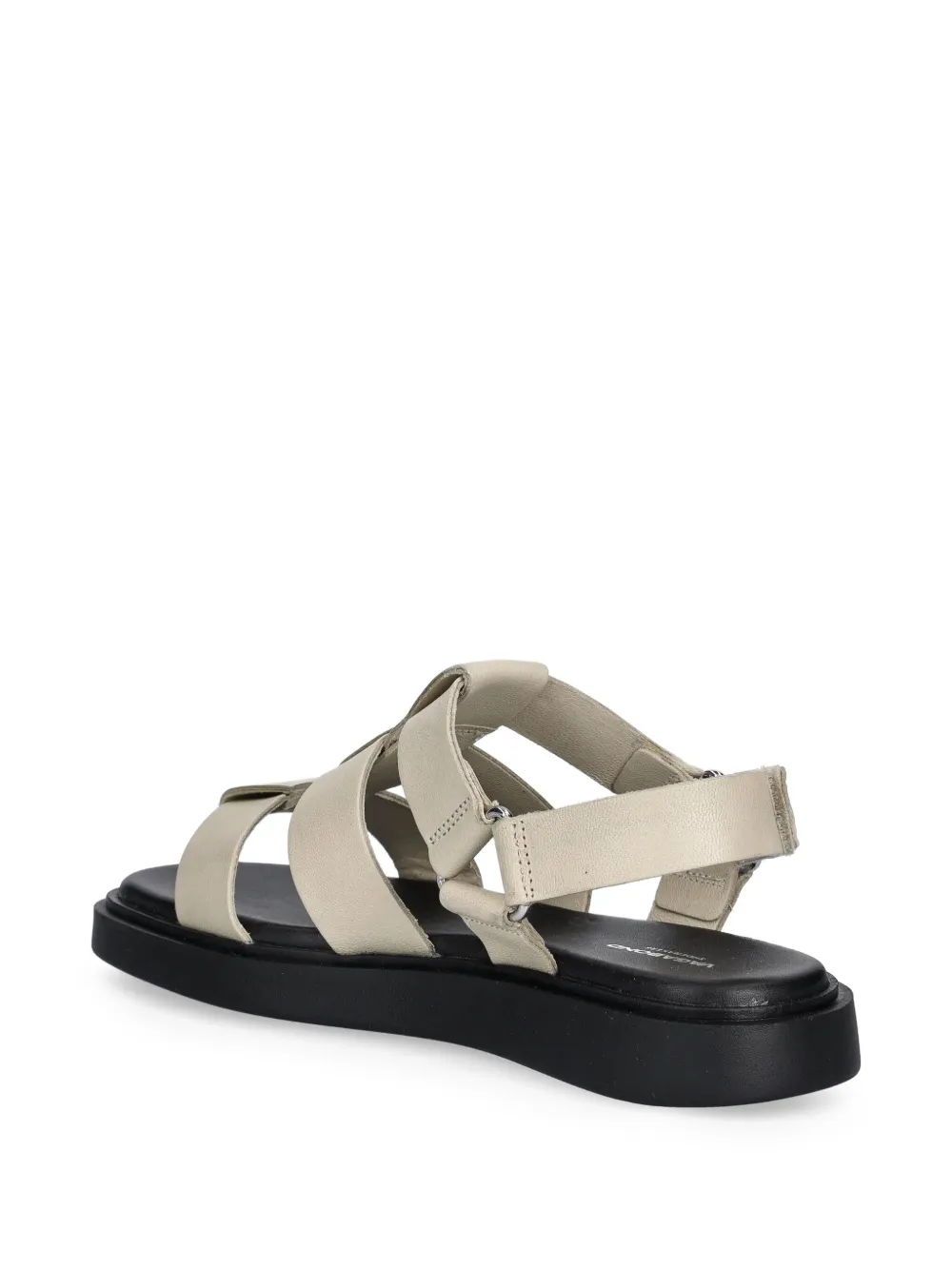 VAGABOND Connie buckle-detail flatform sandals Neutrals