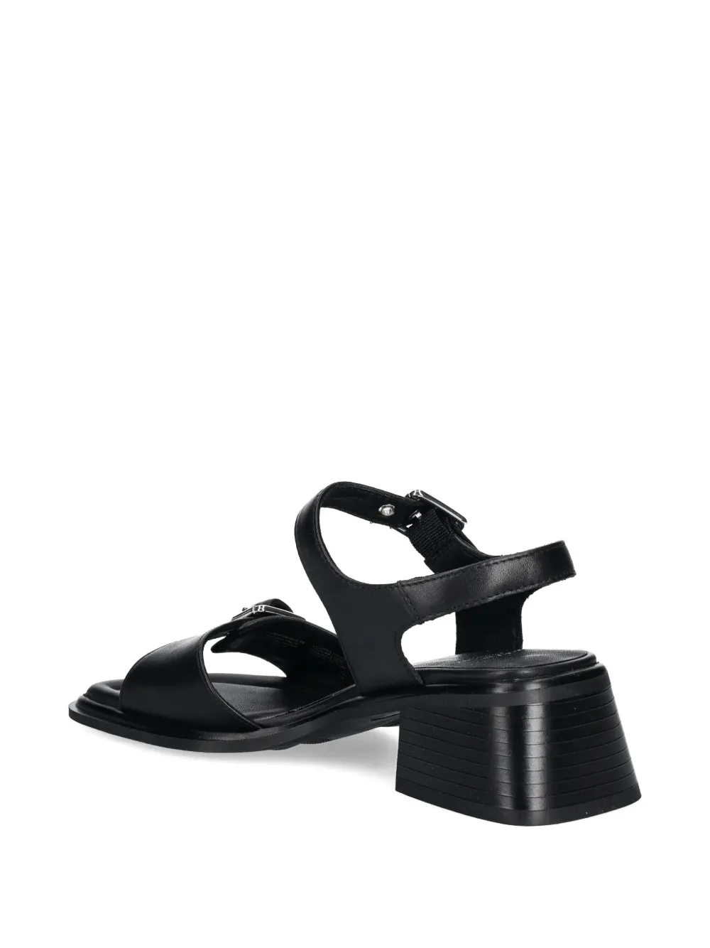 VAGABOND 53mm Ines buckle-detail block-heel sandals Black