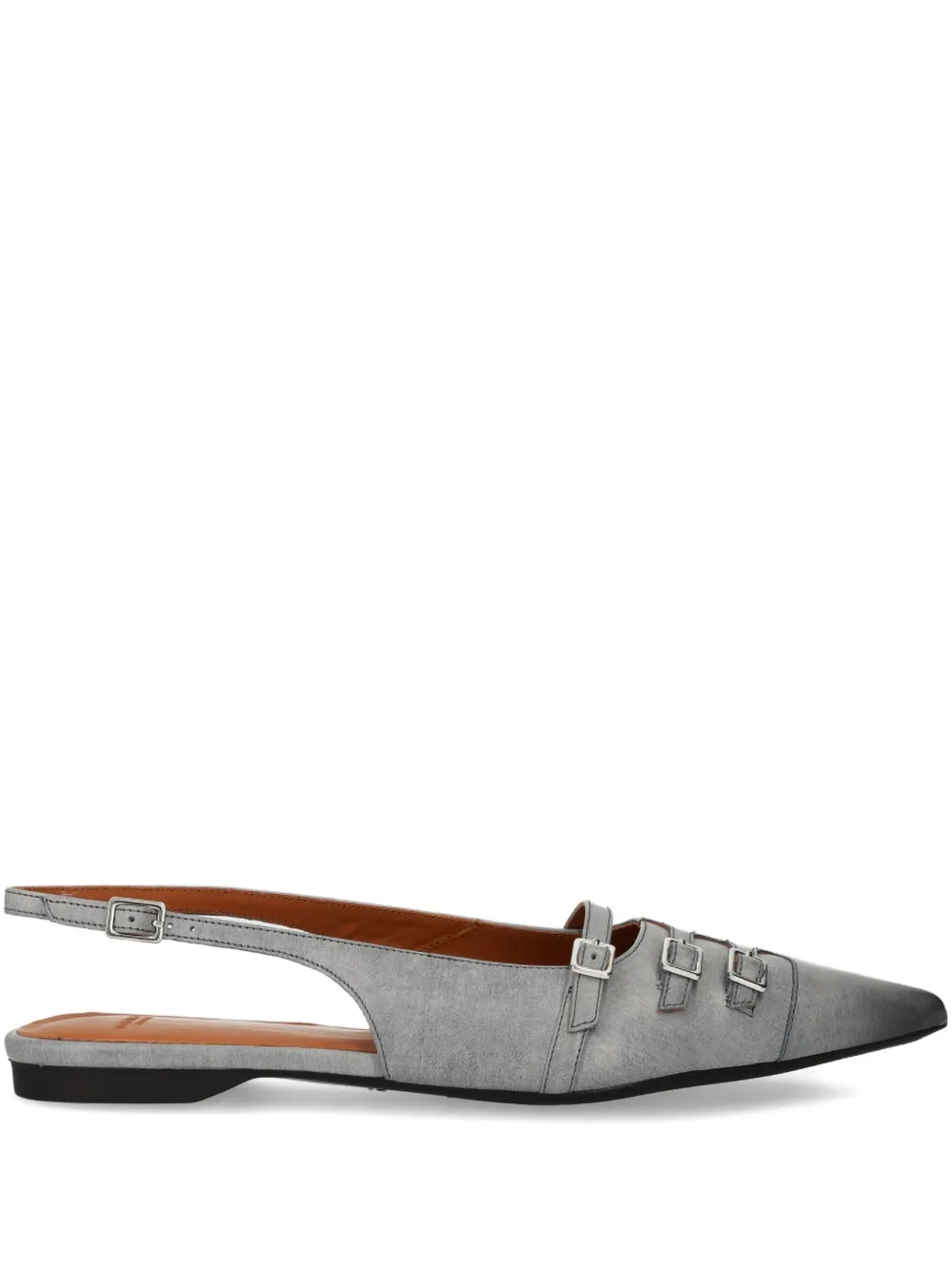 VAGABOND Hermine slingback ballerina's met gesp Grijs