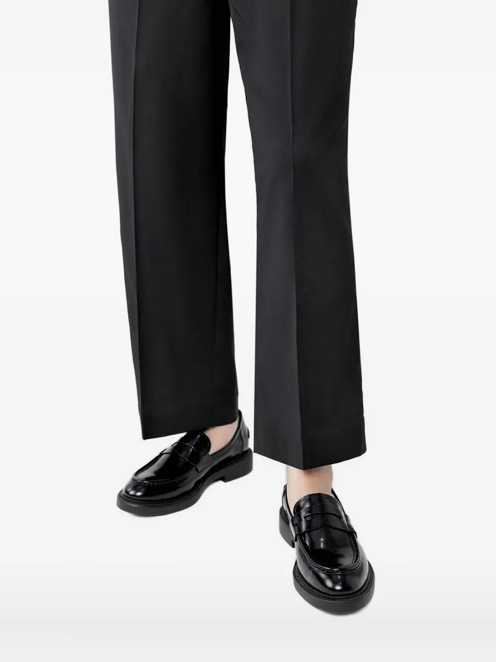 VAGABOND Alex leather penny loafers Black