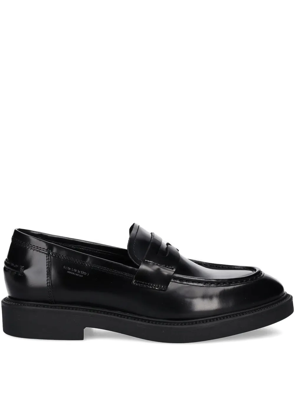 VAGABOND Alex leather penny loafers Black