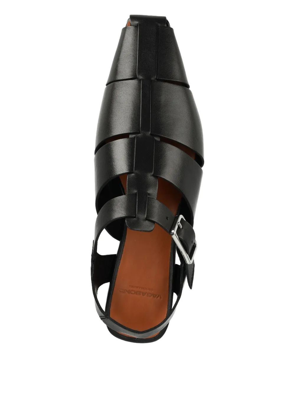 VAGABOND Wioletta buckle-fastening leather sandals Black
