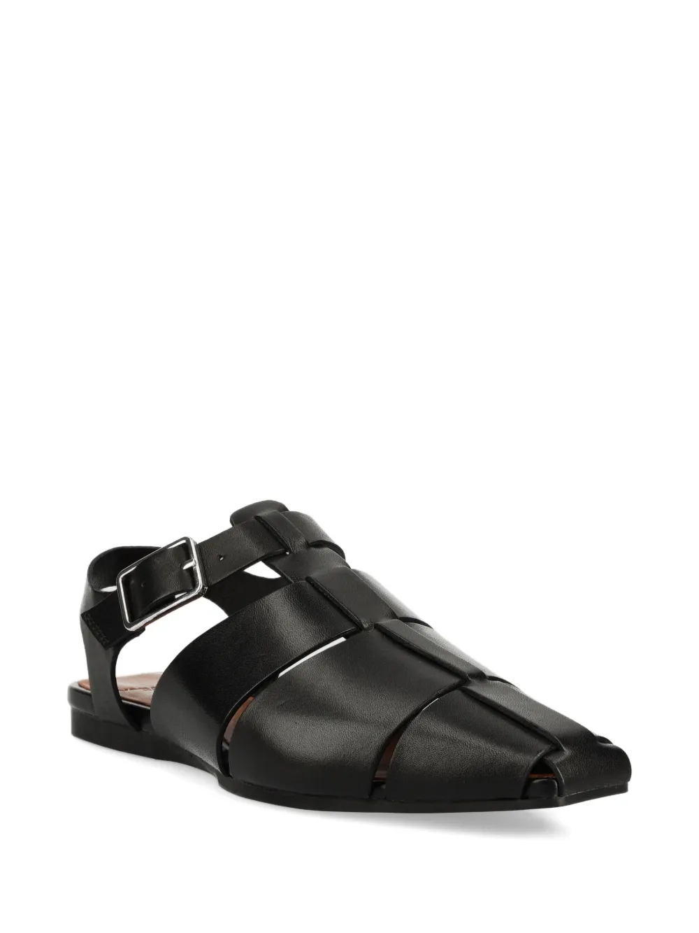 VAGABOND Wioletta buckle-fastening leather sandals | Flat Sandals | Image 2