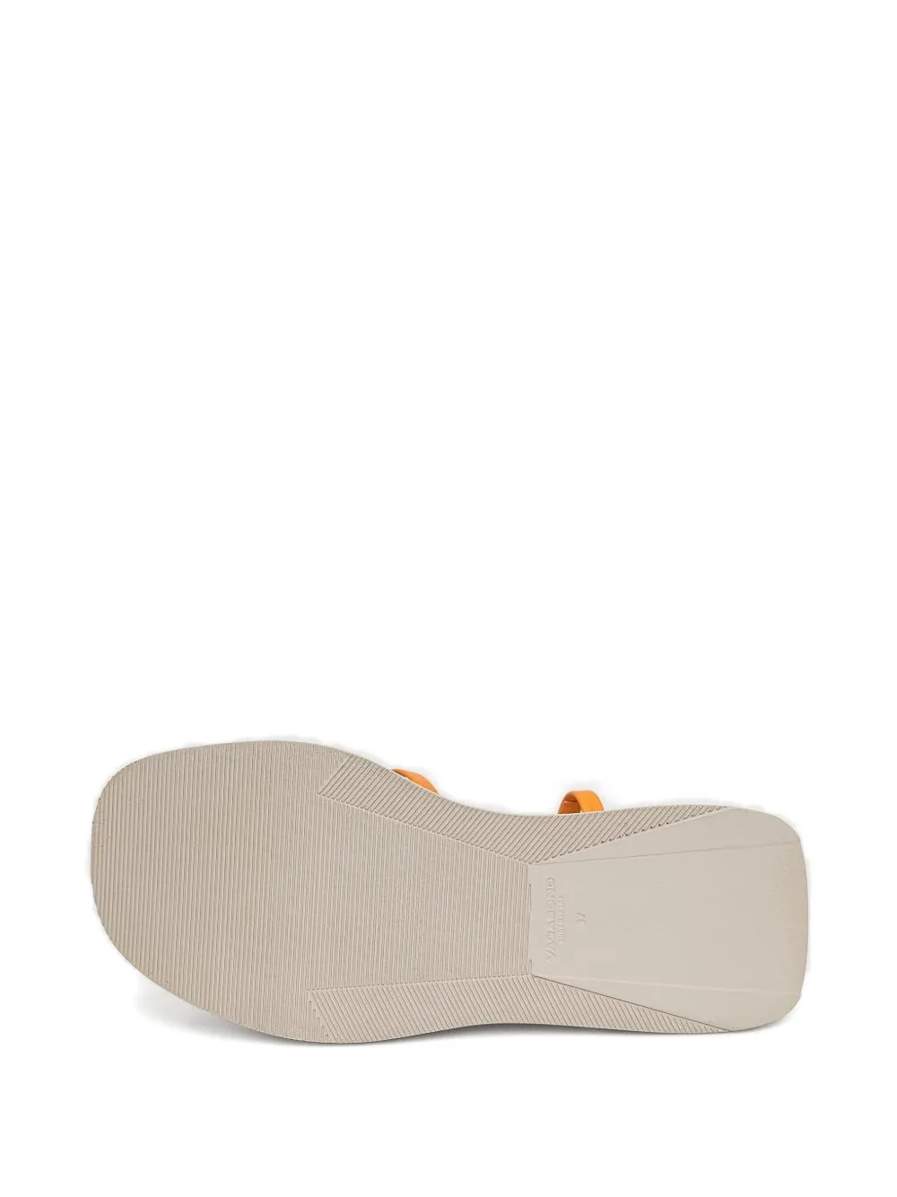 VAGABOND criss-cross strappy platform sandals Orange