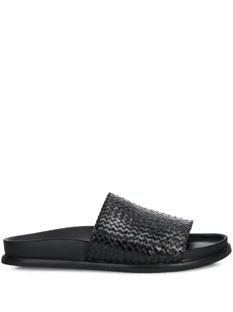 VAGABOND Effie woven leather slides