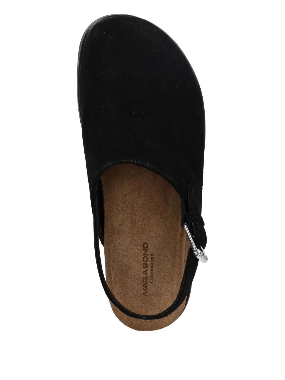VAGABOND Effie slingback buckle sandals Black