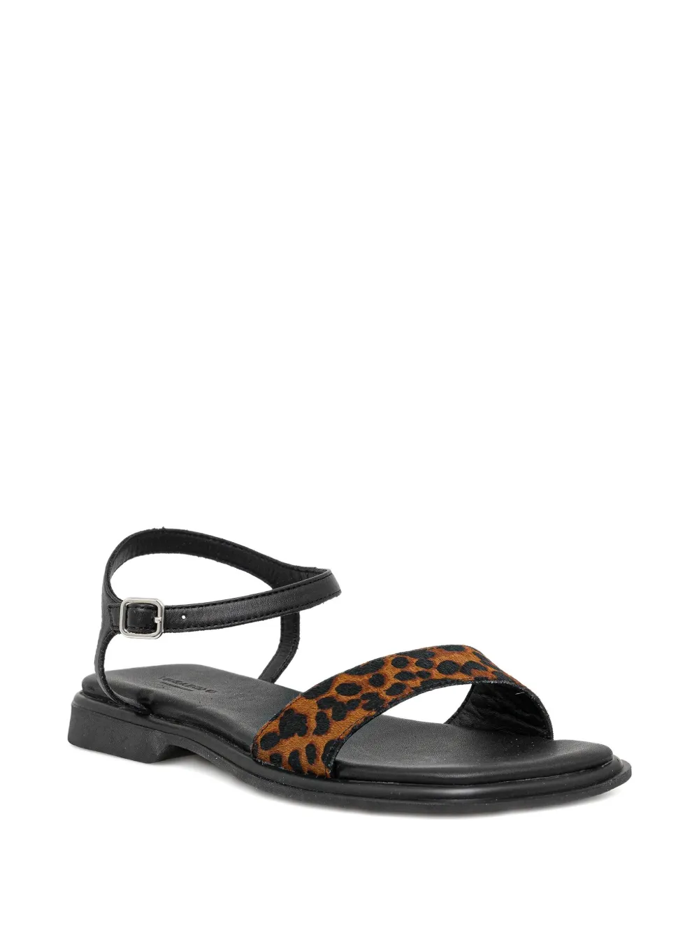VAGABOND Izzy leather leopard-print sandals | Flat Sandals | Image 2