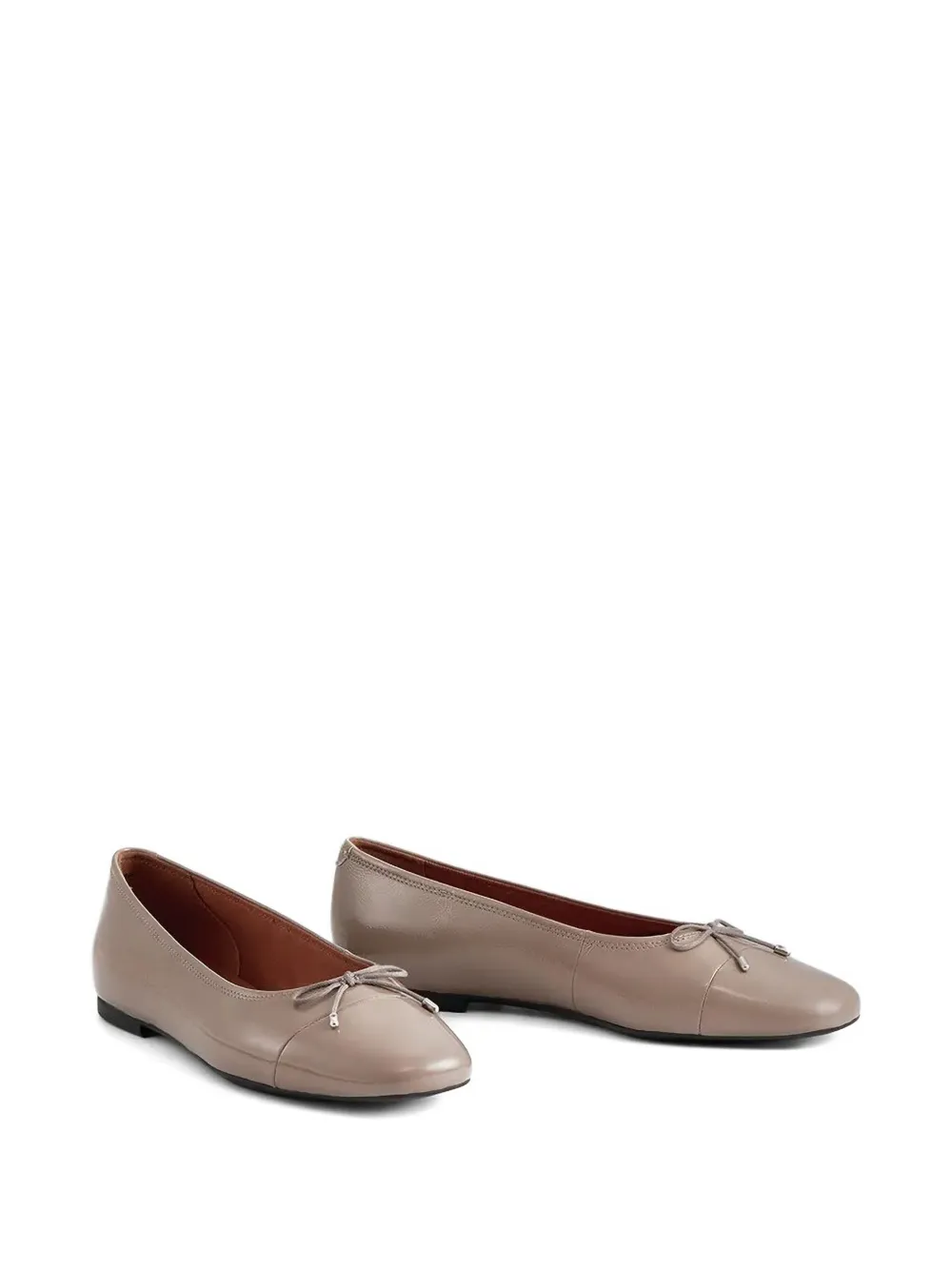 VAGABOND Jolin ballerina's met strikdetail en ronde neus Beige