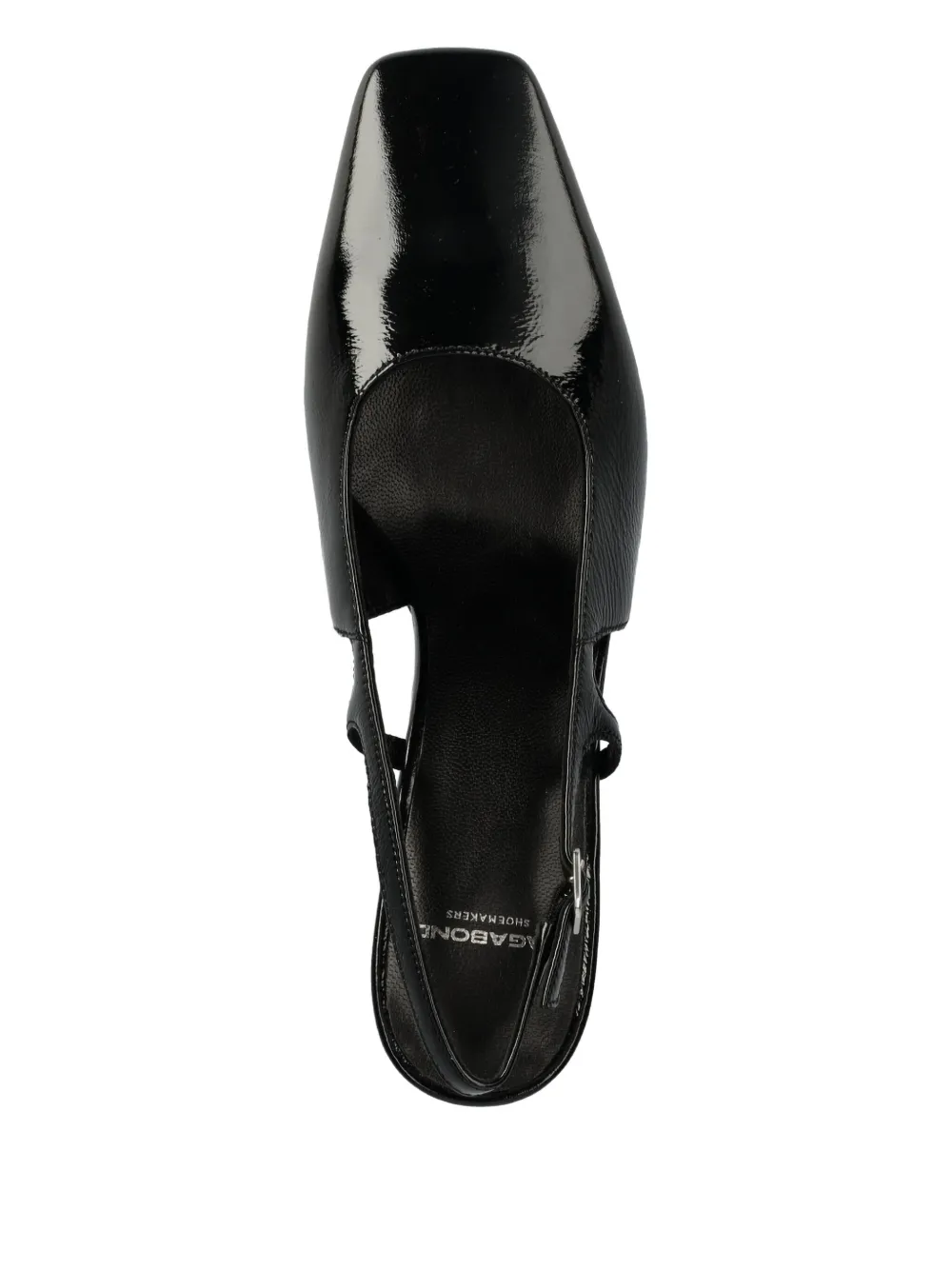 VAGABOND slingback square-toe pumps Black