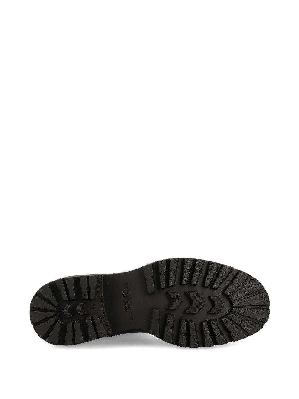 VAGABOND elastic-panel leather boots Black