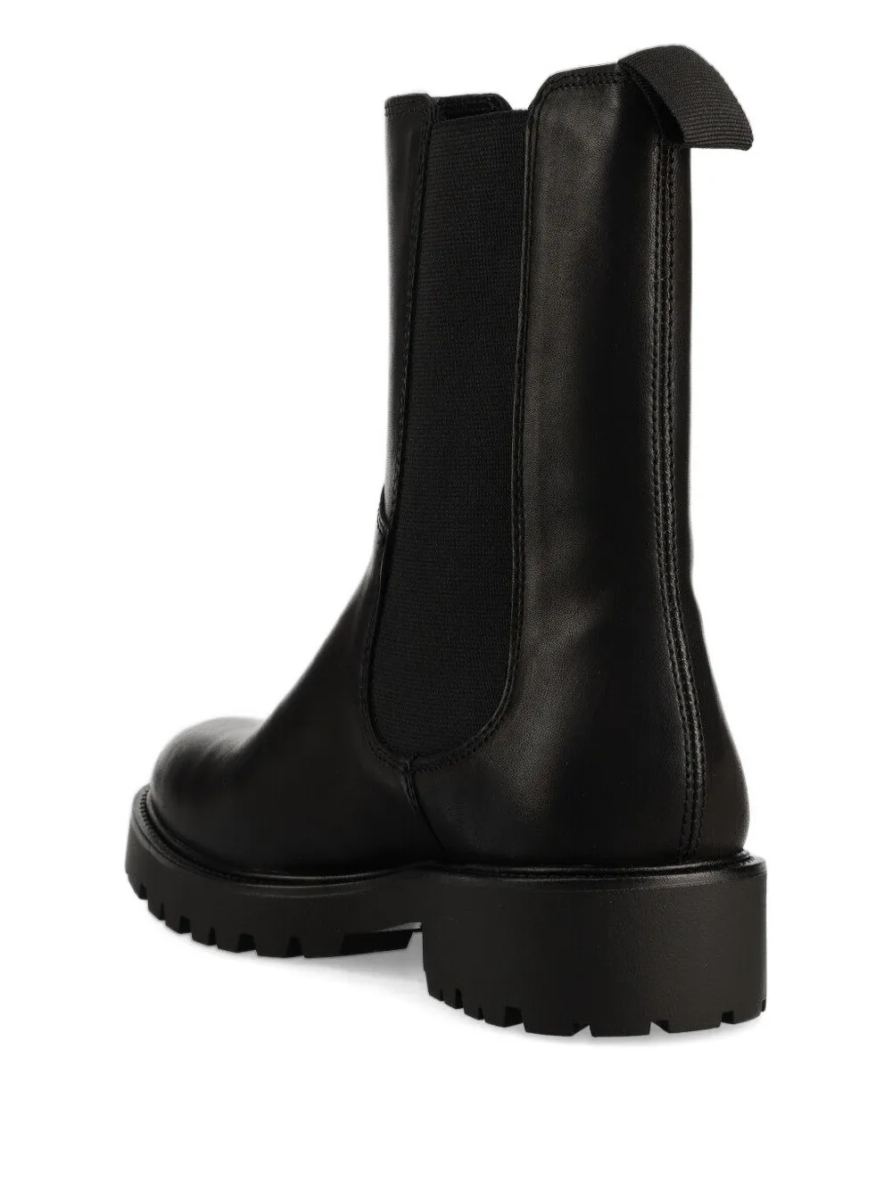 VAGABOND elastic-panel leather boots Black