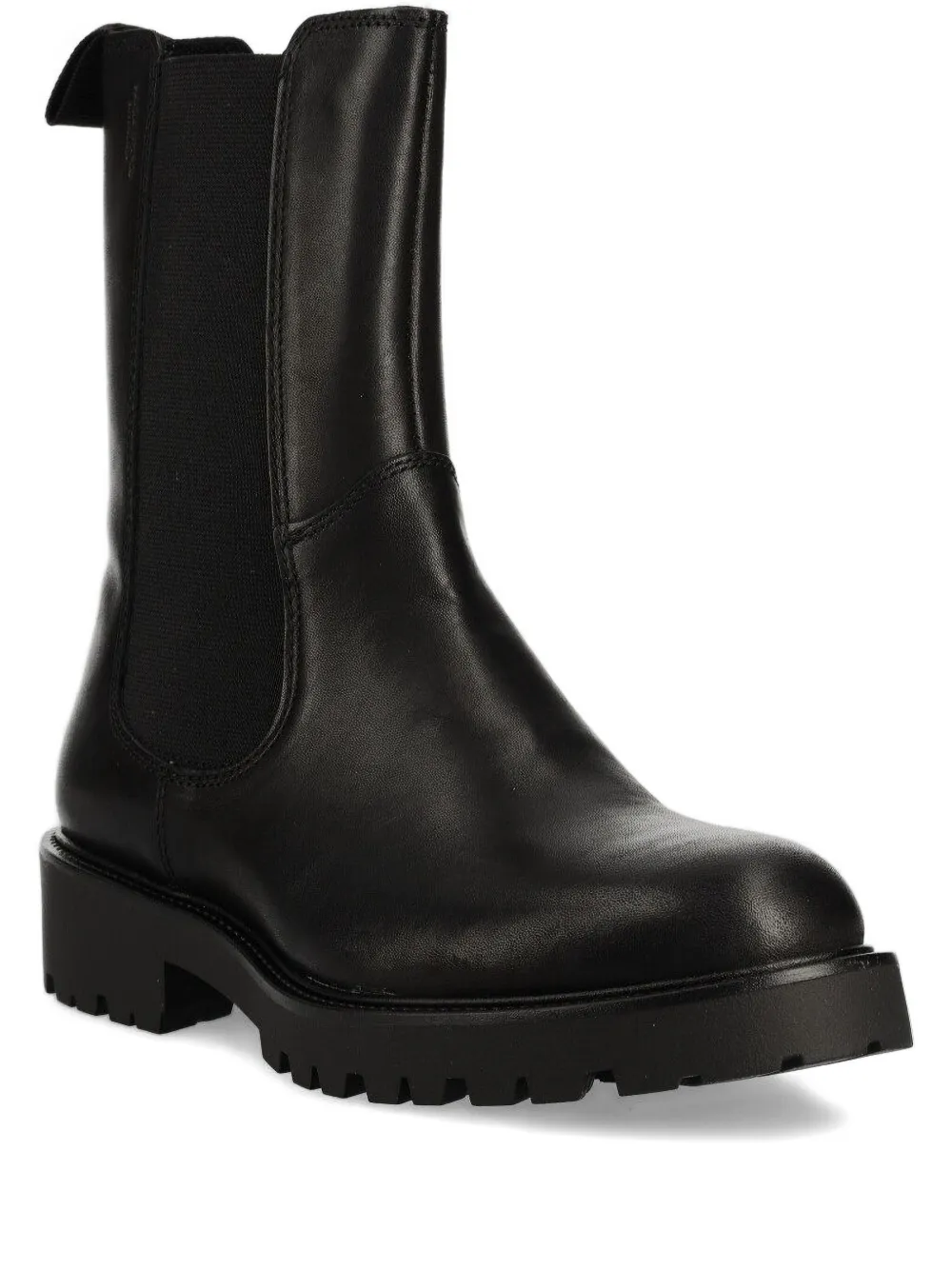 VAGABOND elastic-panel leather boots Black