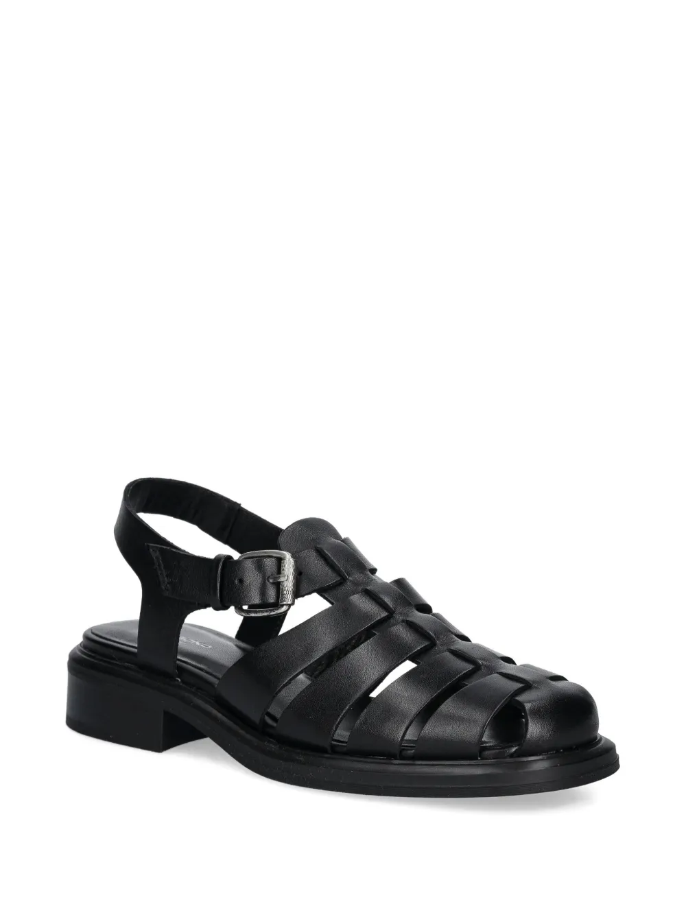Vagabond 25mm Ellis Caged Sandals In Black