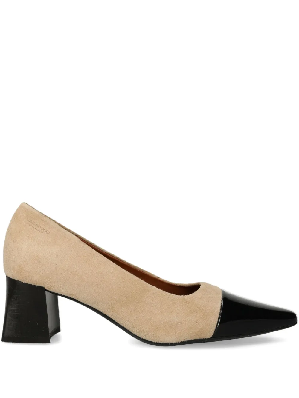VAGABOND 58mm Altea suede cap-toe pumps Neutrals