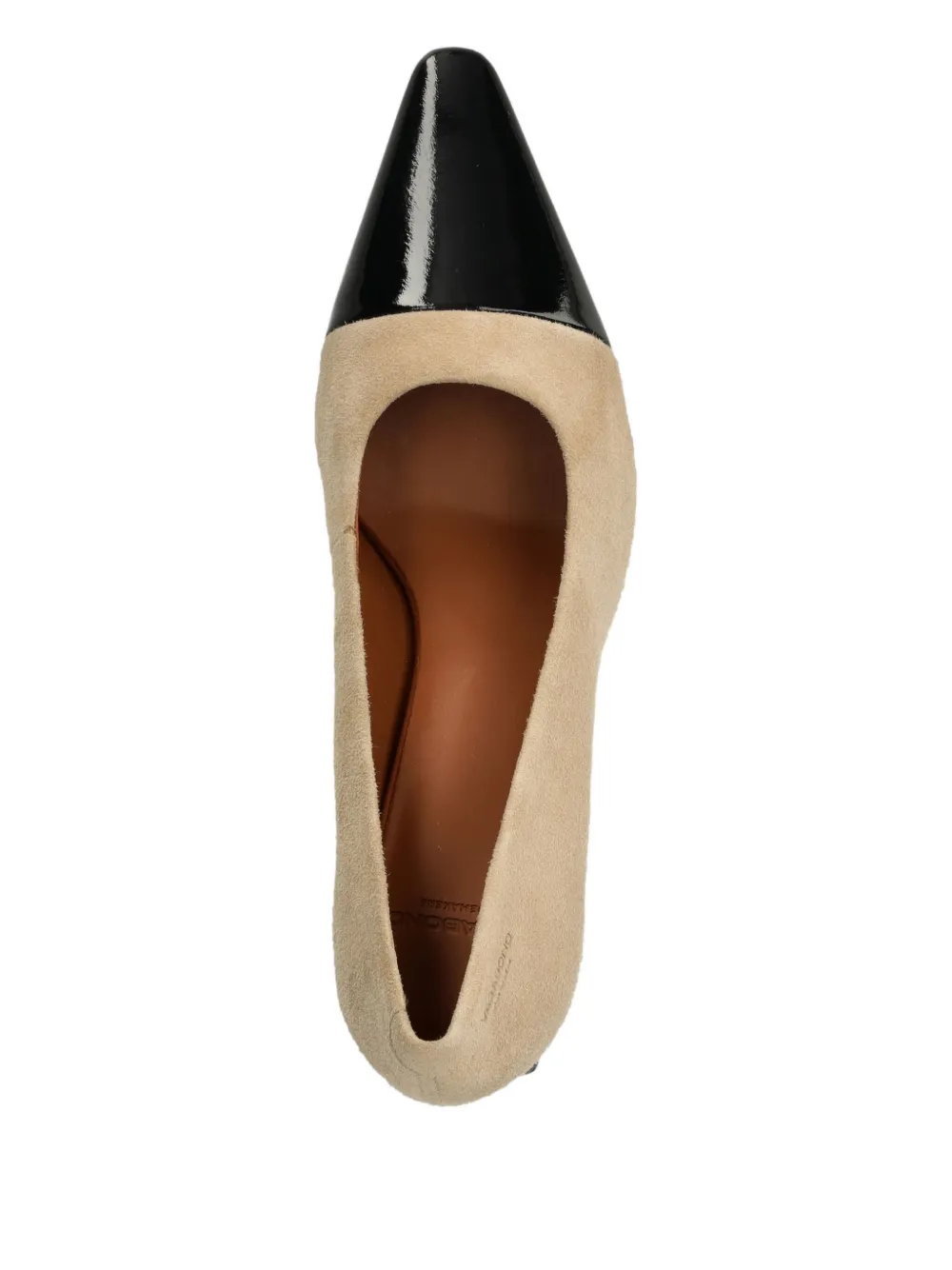 VAGABOND 58mm Altea suede cap-toe pumps Neutrals