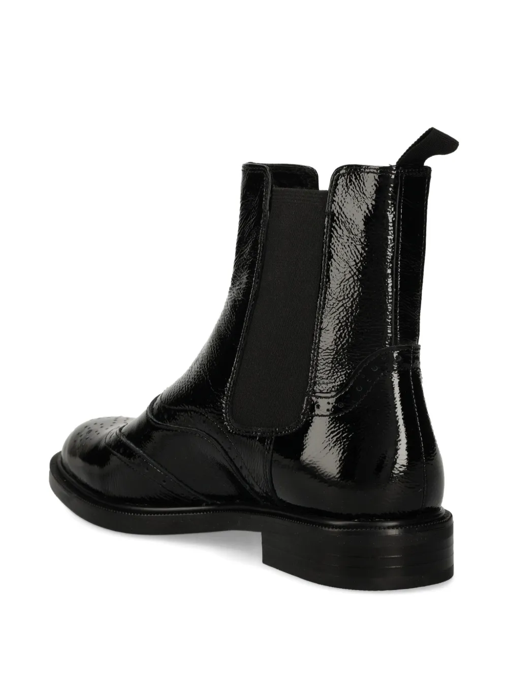 VAGABOND 30 mm Amina lakleren Chelsea laarzen Zwart