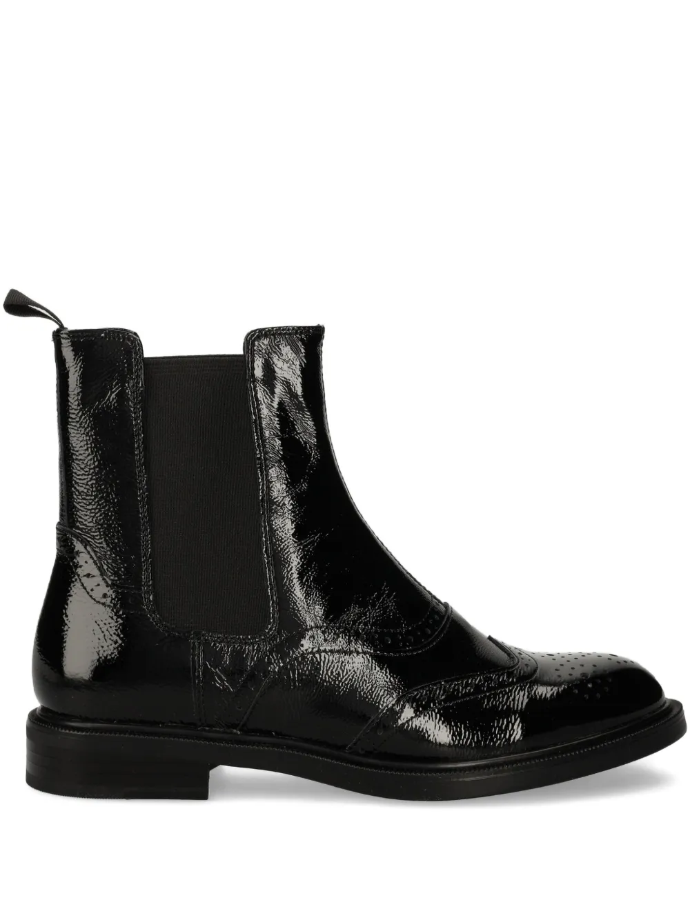 VAGABOND 30 mm Amina lakleren Chelsea laarzen Zwart