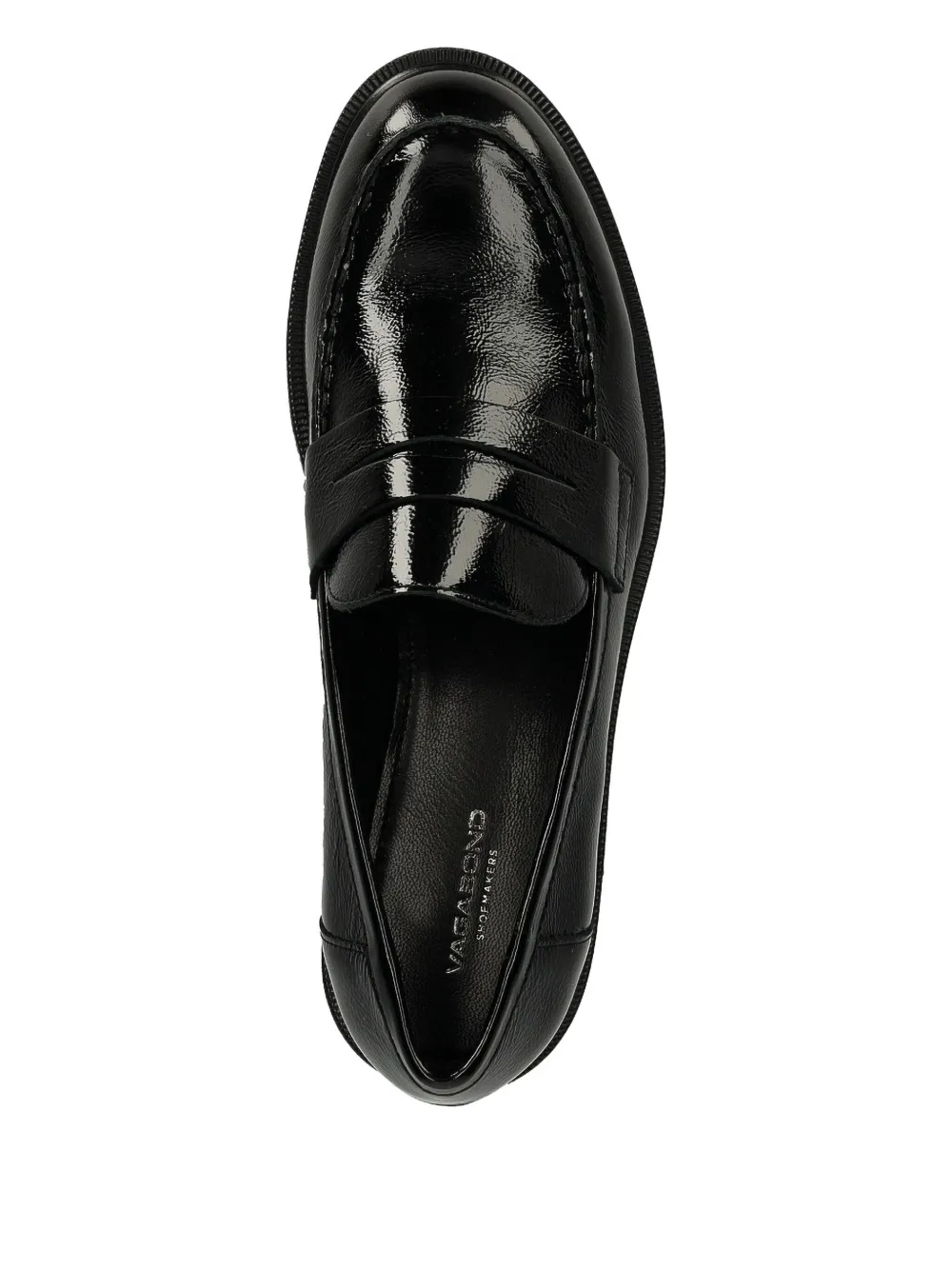 VAGABOND Amina leather penny loafers Black