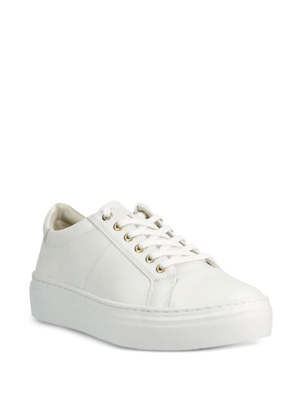Vagabond Zoe Lace-up Platform Sneakers In White