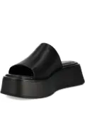 VAGABOND platform leather sandals - Black