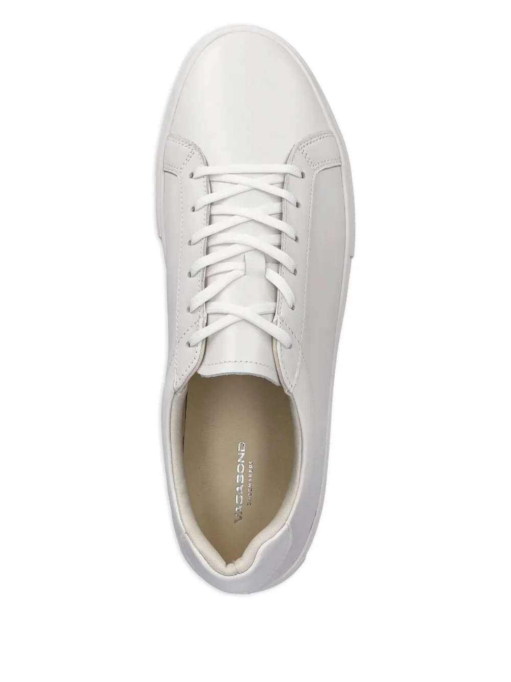 VAGABOND Cody lace-up leather sneakers White