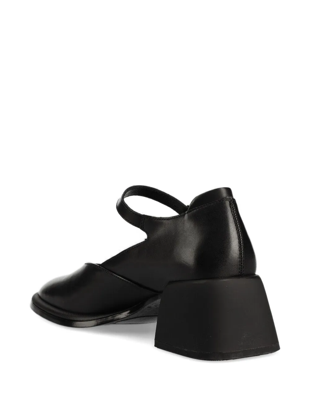 Vagabond Buckle-strap Block-heeled Pumps In Black